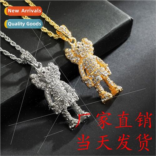 Europe Sesame Set cartoon doll solid pendant full zirconia h