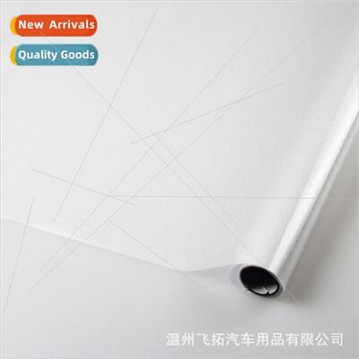 Adhesive-free electrostatic window decal paper frosted glass