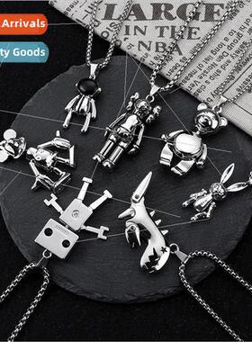 Long Hip Hop Necklace Men Set Sweater Chain Women  Bounce Wi