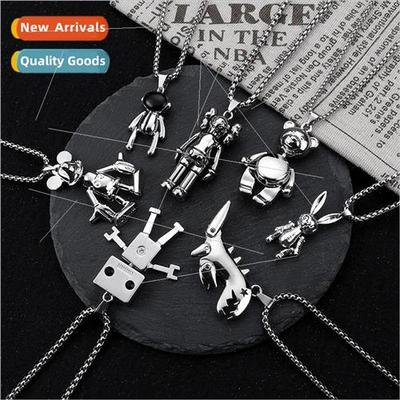 Long Hip Hop Necklace Men Set Sweater Chain Women  Bounce Wi