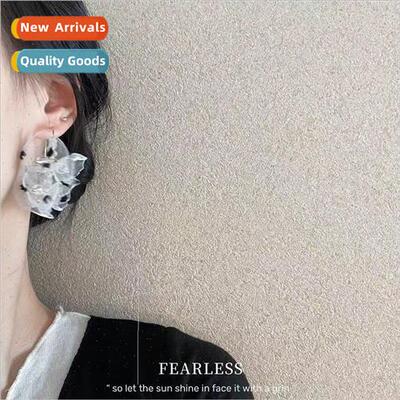 ght Polka Dot Crystal Mesh Earrings Vintage che Korea Earrin