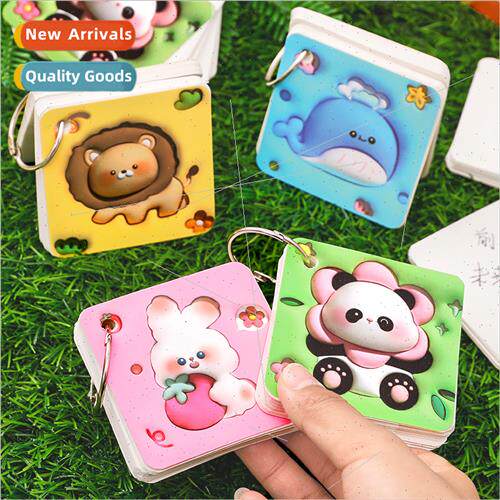 Cartoon 3d cute pet iron ring book cute animal blank notepad