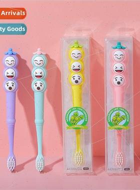 Cartoon peas smiley children toothbrush single pack 3-12 yea