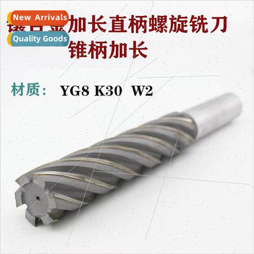 K30YG8 taper shank extended spiral end mill wh carbide weldi