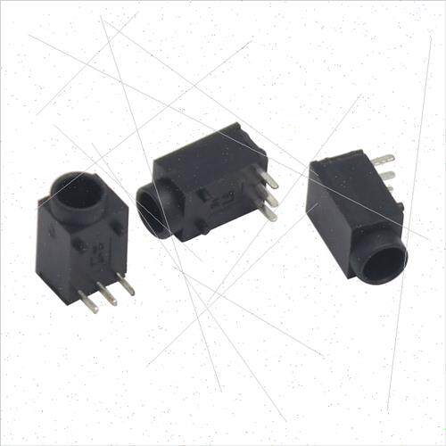 DC power socket DC003A wh header 3.5*1.1/1.3MM three-pronged
