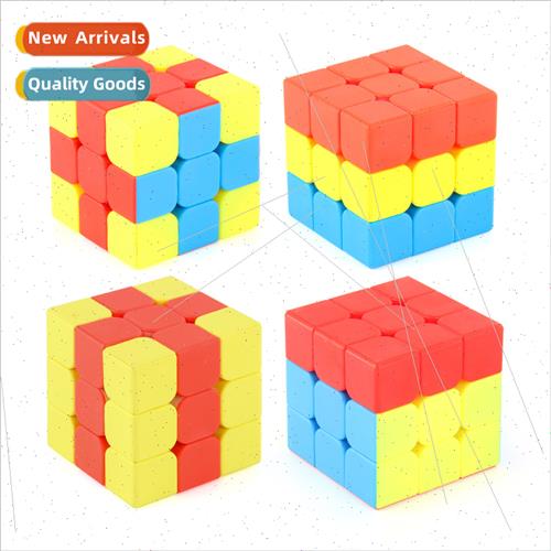 smooth rotating three- Rubik Cube french fries sandwich cros