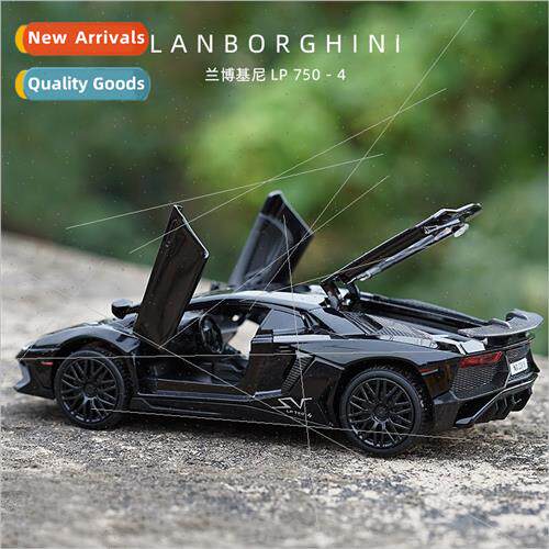 Boxed Lambo 750-4 alloy car model 1:32 multi-door wh functio