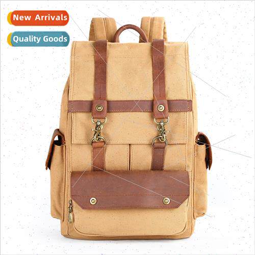Casual retro canvas bag fashion nd laptop backpack simple me