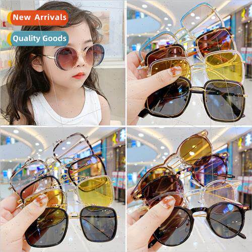 Children sunglasses fashion boys girls tide cool baby sungla