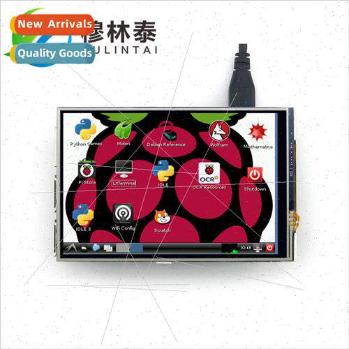 Raspberry Pi 4 inch LCD resistive touch screen IPS screen 48