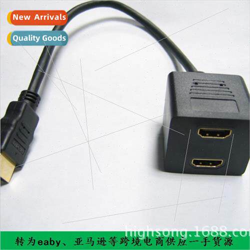 HDMI 1 in 2 cable HD 1 in 2 adapter cable concable adapter 1