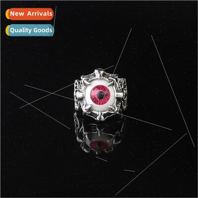 Europe Set Dark Jewelry Cursed Evil Eye Ring Men Halloween g
