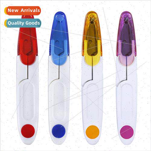 Cross Stch Tools Transparent Scissors wh Cap U-Shaped Scisso