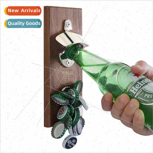 Beer bottle opener magnetic refrigerator sticker wall bottle