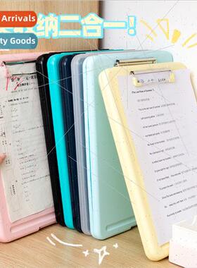 A4 board clip file organizer box large capacy multi-layer da