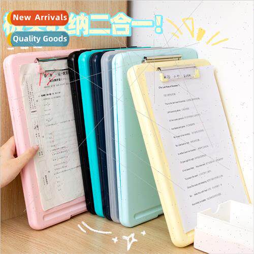 A4 board clip file organizer box large capacy multi-layer da