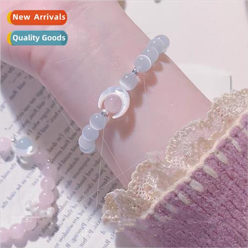 Moon Maiden Cat Eye Stone Bracelet Women Ins che Delicate HJ
