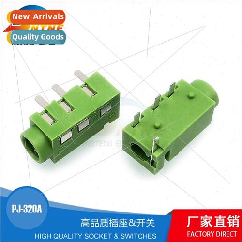 PJ-320A 320B 320D power interface 3.5 headphone socket 4-pin