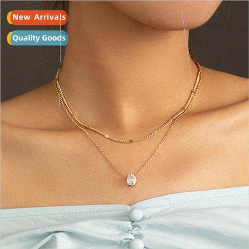 Europe nd double layer stacked wear minimalist hundred match