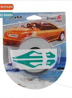 Car waistline pull flowers Striped car stickers modified hoo