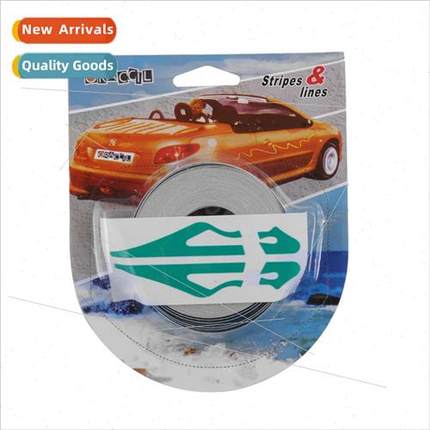 Car waistline pull flowers Striped car stickers modified hoo