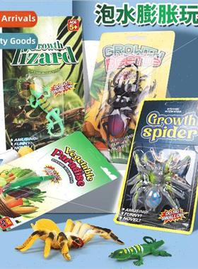 Creative soak expanding toys beetles vegetables lizards spid