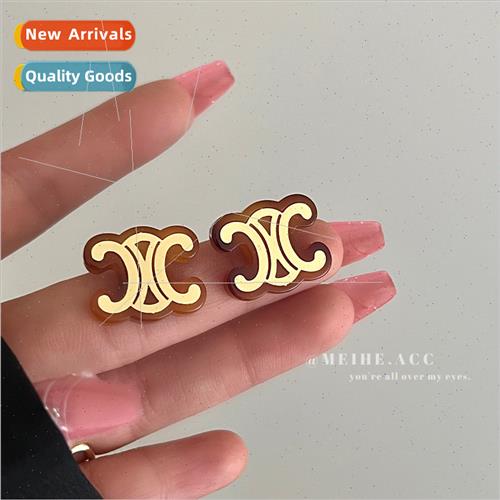 2023 French Arc de Triomphe Earrings French Spring Summer Co