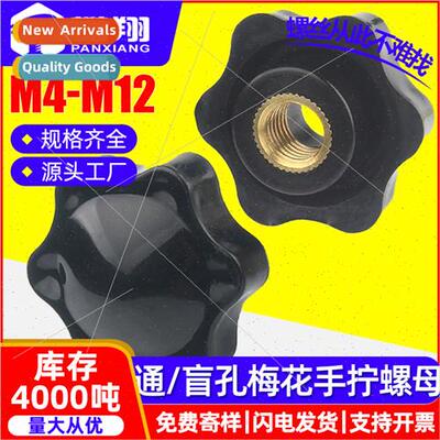 Copper core blind hole plum head hscrew rubber head nut thro