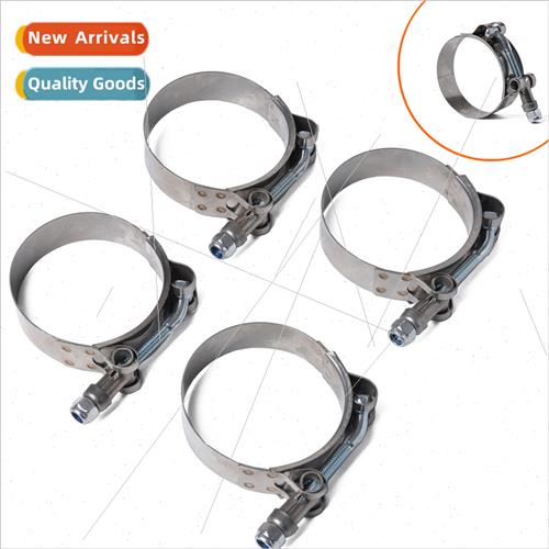 4pcs-57-116MM T-Hose Clamps Hose Clamps Round Clamps适用Ship