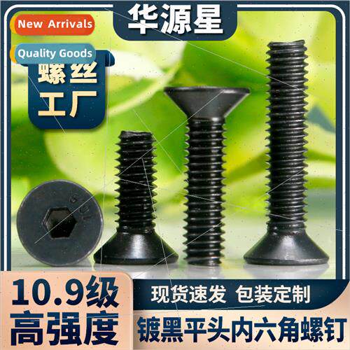 10.9 black socket head cap screws M2 M3 M4 M5 flat head scre