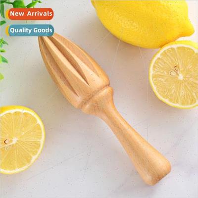 Manual Beechwood Lemon JuicerNon-Lacquered Solid Wood Lemon