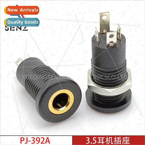 3.5mm Headphone Socket PJ-392A Extended Threaded Vertical 4-