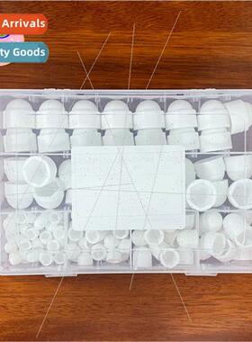 145PCS Boxed Set Black Whe Plastic Hexagonal Nuts Decorative