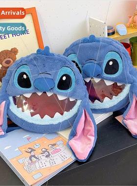 Cartoon Stch fall winter plush doll bag star baby large capa