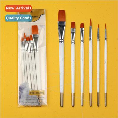 Brushes oil painting brushes whe rod nylon hair gouache wate