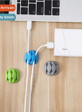 3-hole cable winder desktop power cord cable organizer cable