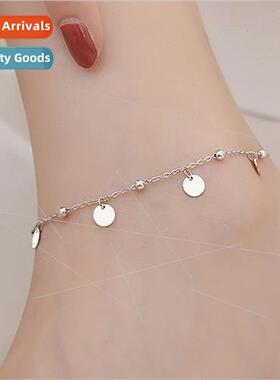 Round pcs anklet female niche sexy simple Korea fashion hund