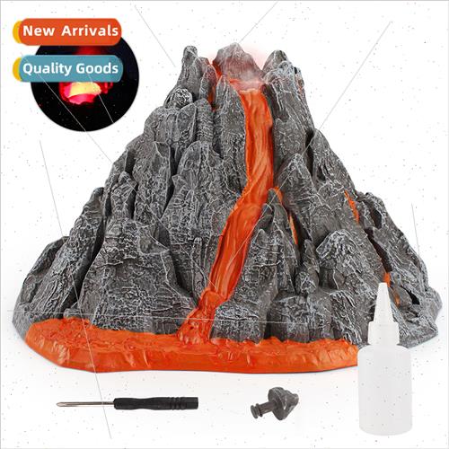 Sound light spray volcano model children dynamic eruption ex