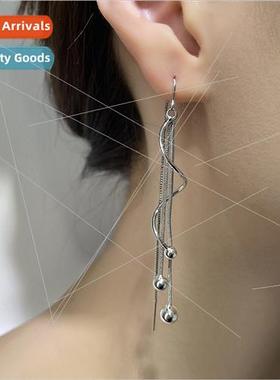 ze beads wave tassel earwires female spir spiral pattern lon