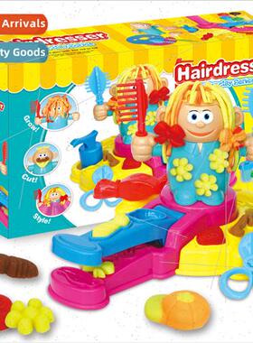 New 3D color clay crazy barbershop theme playdough mold tool