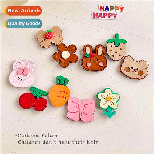 New baby  hair clips baby broken hair artifact bangs sticker
