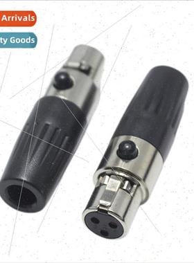 Mini 3-pole XLR Female Miniature Small Ca Plug HolderMini 3-