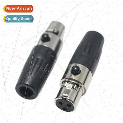 Mini 3-pole XLR Female Miniature Small Ca Plug HolderMini 3-