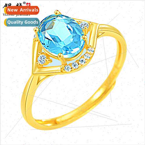 Gold ring women gold fine 999 gold new opening wedding jewel