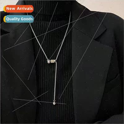 lver square sweater chain women ins tide simple niche geomet