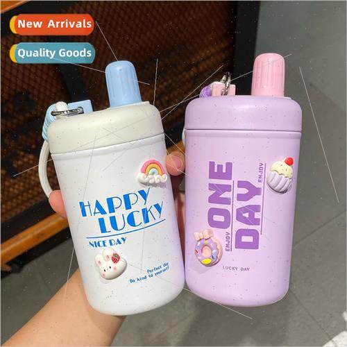 Creative Chihuahua Insulation Cup Students Portable Carrying