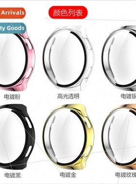 适用Huawei watch GT2e watch protective case plating PC tempe