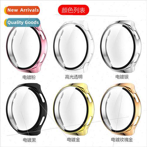 适用Huawei watch GT2e watch protective case plating PC tempe