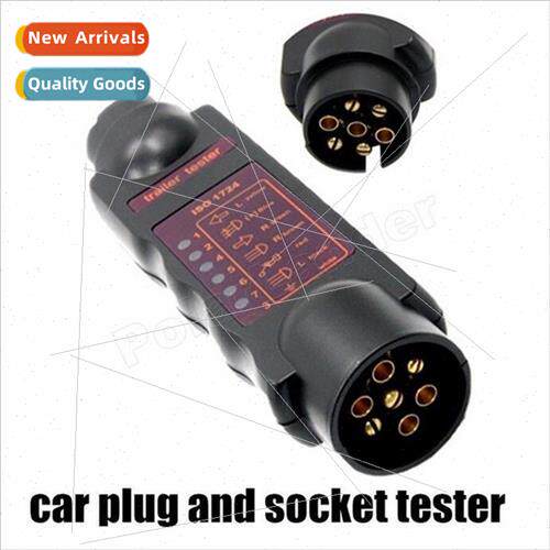 7-pole tester BORCH 12V car resistor trailer plug socket tra