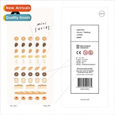 Korea toast 112 cute shells bread milk diary decoration hand